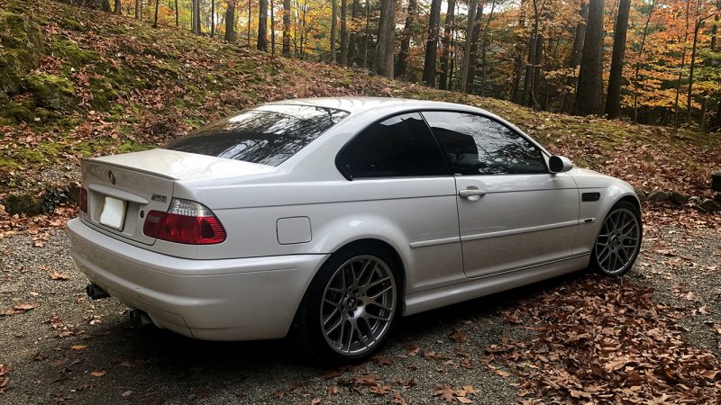 BMW E46 M3 in Alpine White