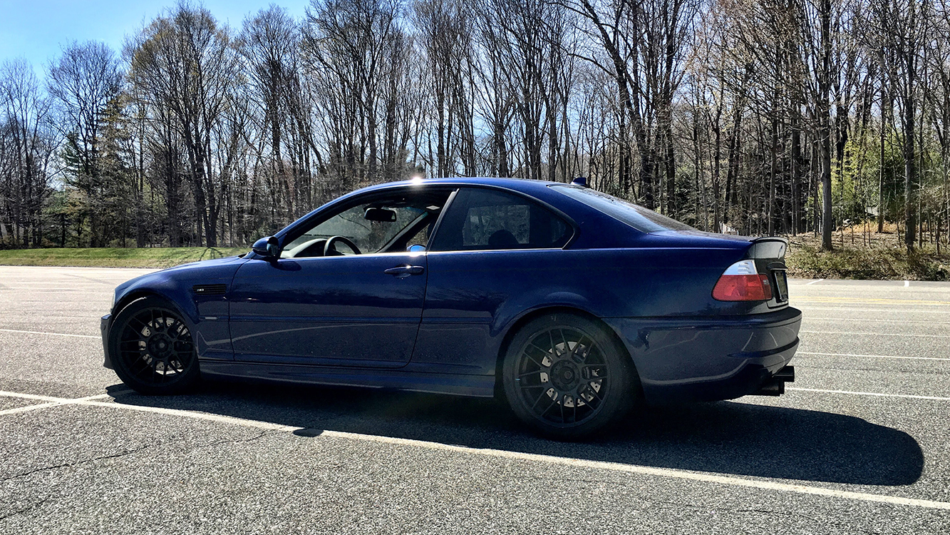 BMW M3 in Interlagos Blue and competition package