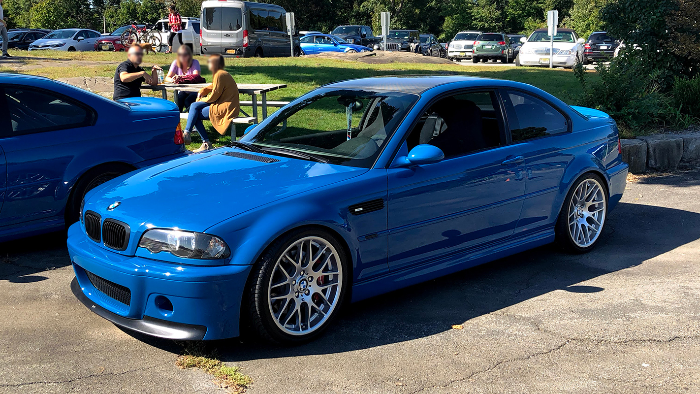 BMW E46 M3 in Laguna Seca Blue